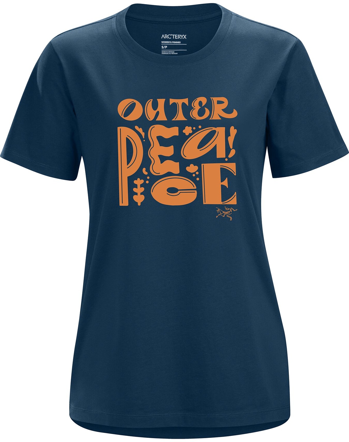 T-shirt Arc'teryx Outer Peace Donna Blu - IT-33354